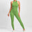 Sleeveless Zippered Yoga Jumpsuit - Tummy Control & Butt Lifting Fitness Sportswear